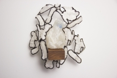 "Polar," 2014, wood, PLA plastic, glass