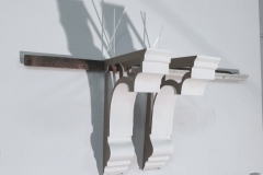 Sonya Blesofsky: "Study in Proportions: Saloon," 2016, mixed media