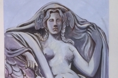 Susan Hamburger: "NIGHT," 2016, acrylic on Tyvek