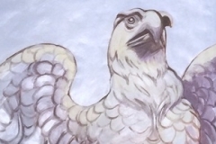 Susan Hamburger: "EAGLE (L)," 2016, acrylic on Tyvek